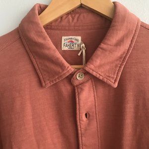 FAHERTY Seasons Knit Button-Up Shirt
